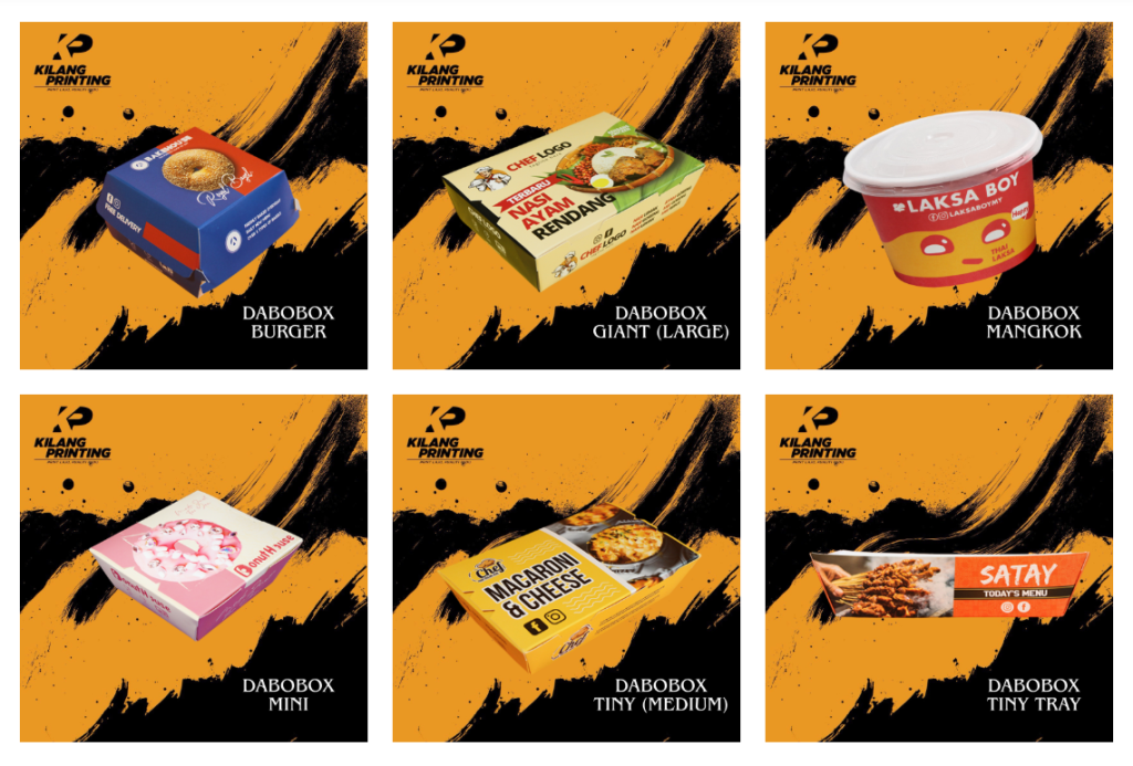 kotak makanan custom